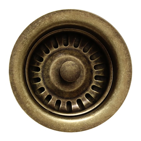 Whitehaus 3.5" Basket Strainer, Weathered Bronze RNW35-WB